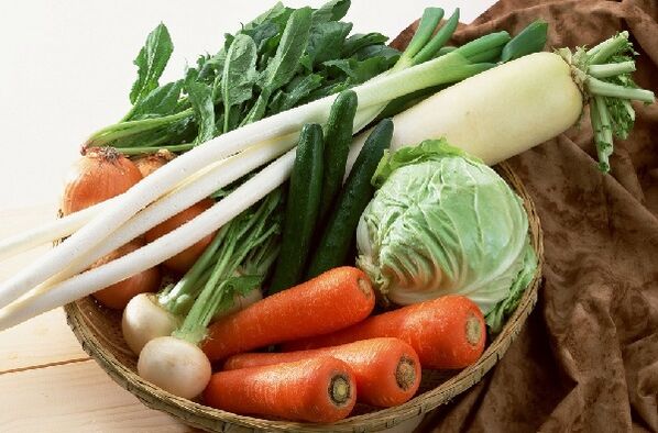 vegetais para perda de peso