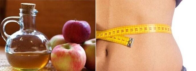 O vinagre de maçã pode ajudá-lo a perder peso em casa
