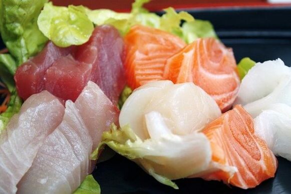 carne e peixe para a dieta japonesa